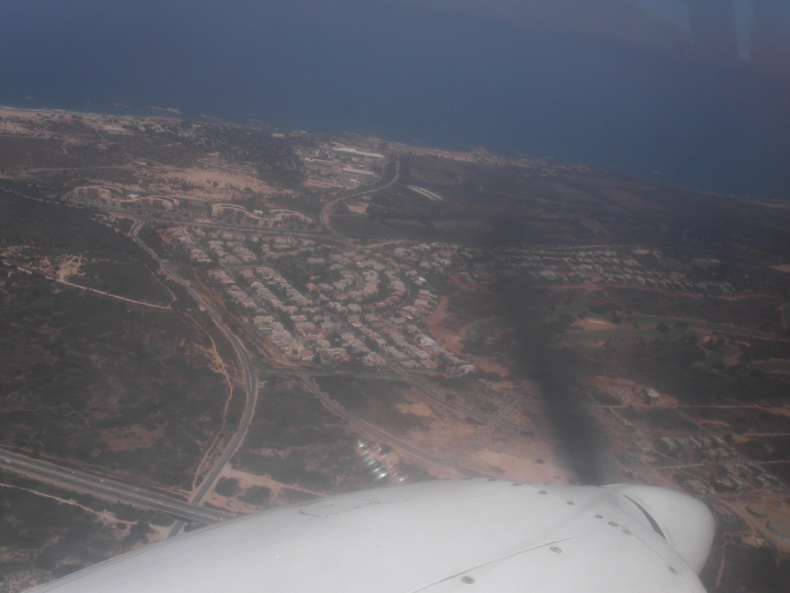 The old and the new city of Caesarea